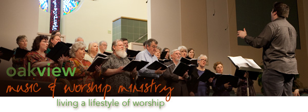 music and worship choir header